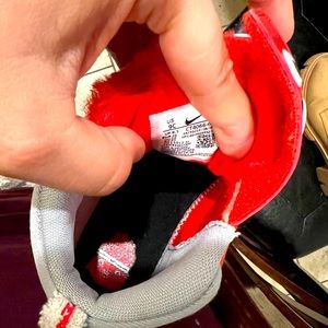 Toddler Nike Team Hustle D 9 Red Hook & Loop Slip On Sneakers